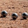 boule pétanque terrain